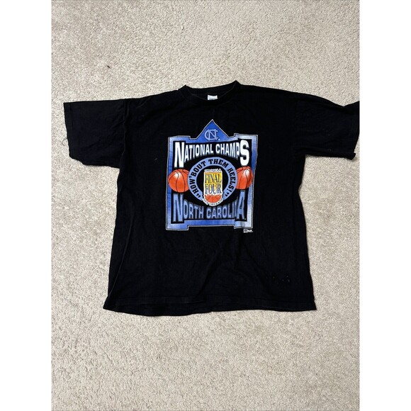 1993 UNC Tar Heels - National Champions - Vintage College Tee Shirt (XL) - Picture 1 of 5